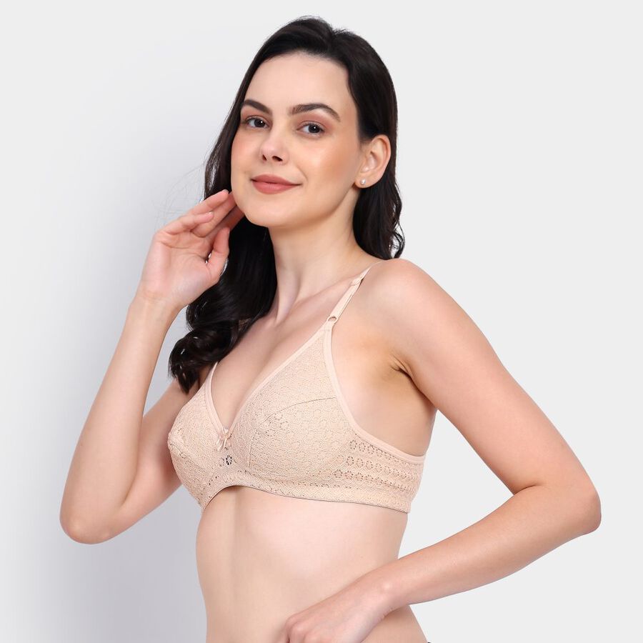 Ladies' Non-Padded Bra, Beige, large image number null
